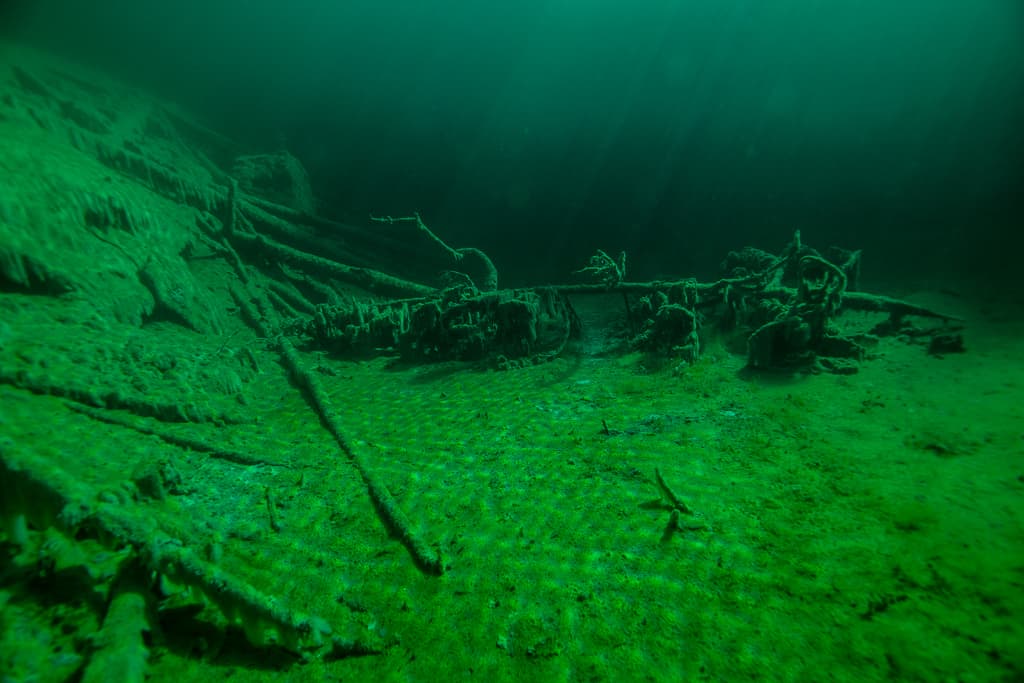See-Boden im Fernsteinsee