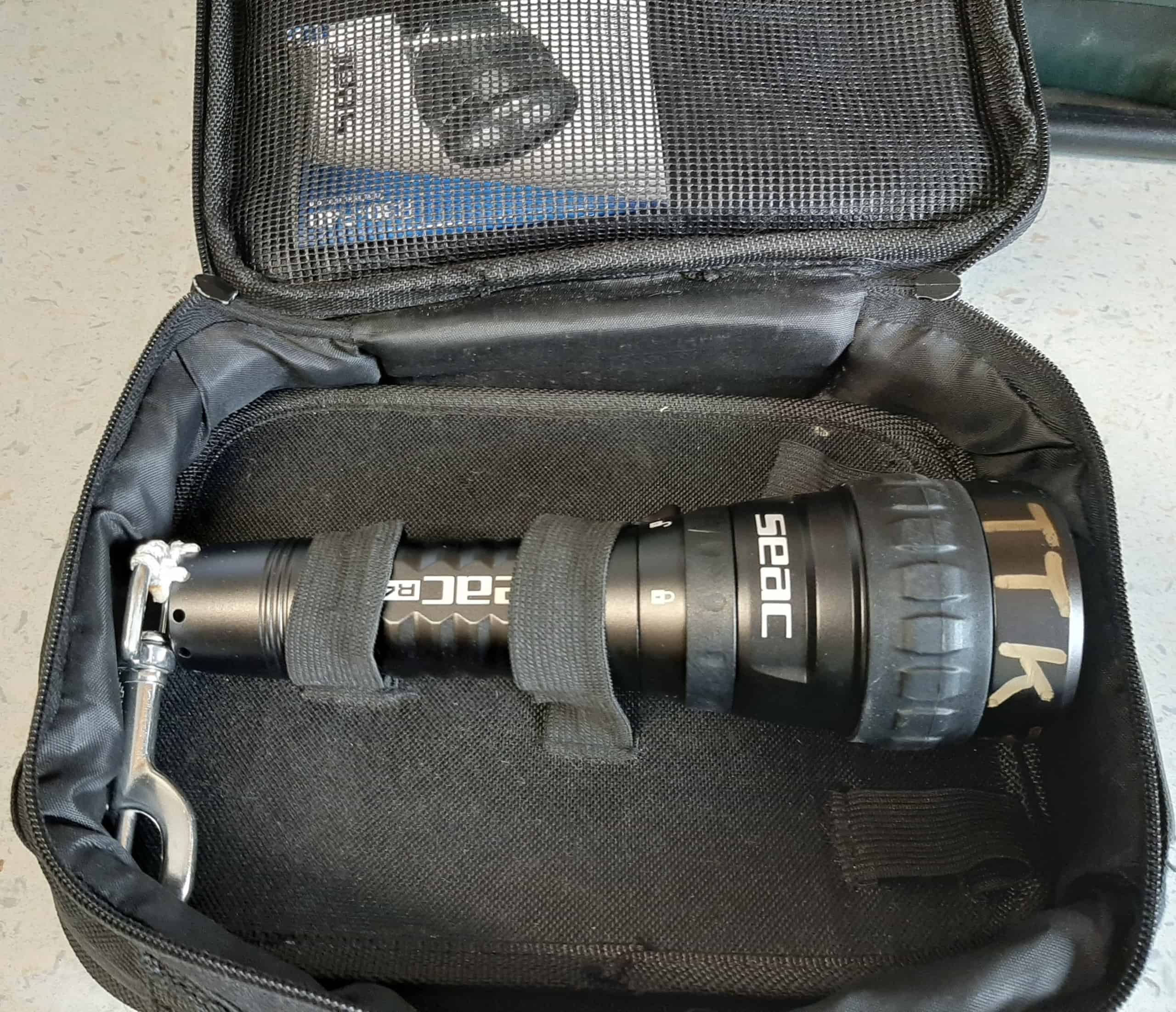 Handlampe zum Tauchen